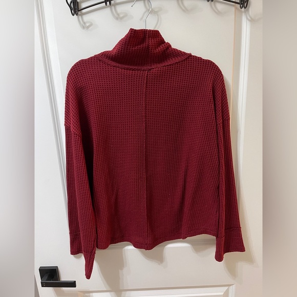 🥀 Free People Maroon Women’s Top - Picture 1 of 4